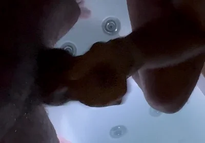 Hairy Bear Dominates: Hot Tub Oral, Rimming, Mutual Edging