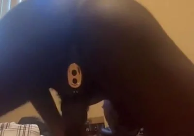 Stroking My BBC Butt Plug Deep in My Ass Fucking Silicone Pussy Doll