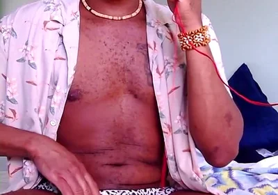 Leopard Thong Show off for Webcam Client