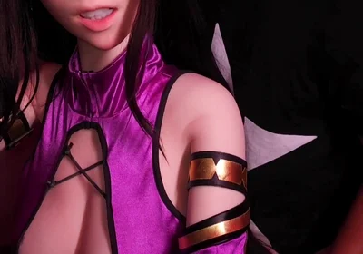 Tifa Lockhart Transforms Into Mileena From Mortal Kombat for 7th Heaven