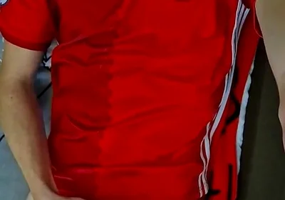 Big Dick Cums on T-shirt