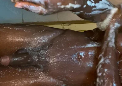 How I Wash up My African Cock! Before Sex