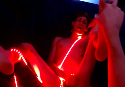 Blake Mast In Trace Gets A Lit-up Ass!