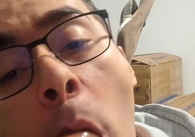 College Boy Sucks Stepdaddy's Cock Until He Cums in His Mouth (dildo)