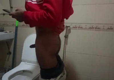 Desi in Bathroom