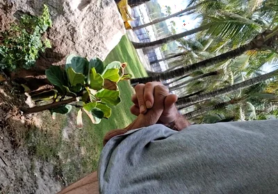 Public Beach Cock Flash