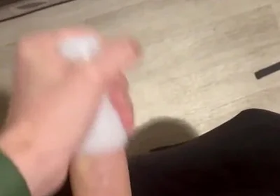 Excited Twink Playing with a New Toy, Pleasure and Cum!