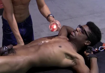 Cj Connors Torments And Edges Djs Cock With Pain And Pleasure