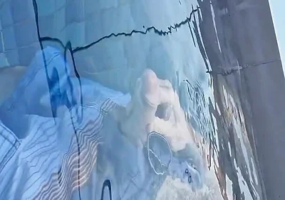 Stroking My Cock in the Pool