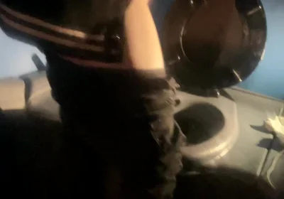 Amateur Boy Opens Street Public Toilets, Catches His Ginger Friend Peeing and Lends Him a Helping Hand