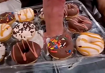 Big Cock Serves Donuts with Extra Frosting