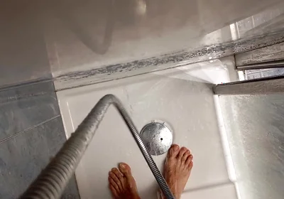 The Pig Shows You His Cumshot After Jerking off and Takes a Shower for You