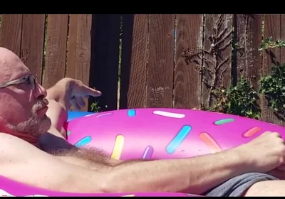 Jacking in the Pool by the Church