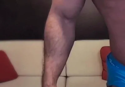 Straight Bodybuilder Shows off by Flexing and Posing Huge Muscular Body