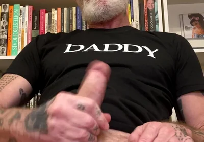 Big Stepdaddy Jerking off