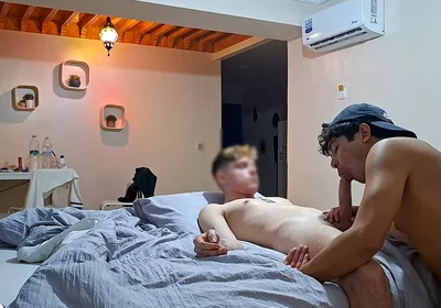Young Czech Soldier Tries Gay Sex When His Girlfriend Isn't Around - 