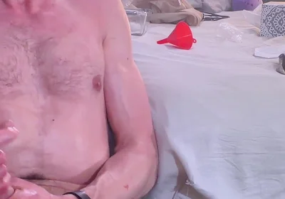 Jerking off with Very Intense Face, 