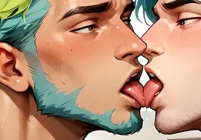 The Teal-haired Muscle Lover Fills the Office Orgy Quota with His Freshest Honey - Wow, First-time XXX!