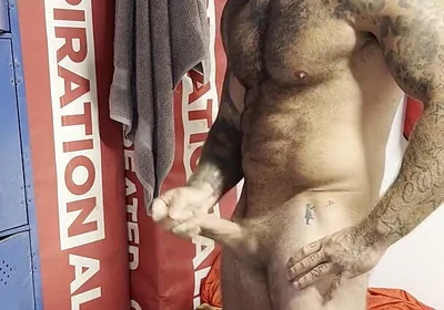 I Got Naughty in the Locker Room with My Huge Cock