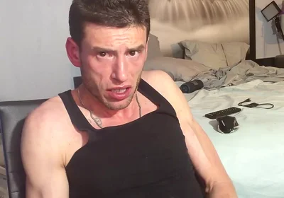 Solo Jerk with Black Beater on, Heavy Bust