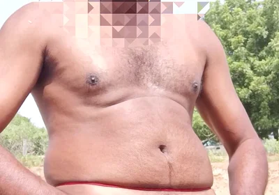 Outdoor Field Nude - Sexy Indian Young Man Acting Funny Masturbating