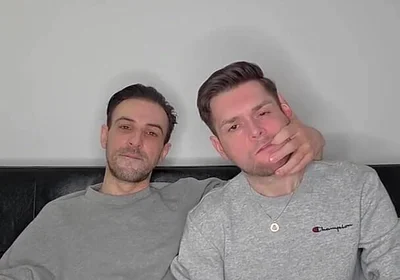 Hung Uncut Brotosh Lads Side by Side Masturbation