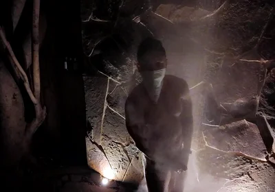 Steamy Asian Muscle God: Hot Tub Flex, Ass Tease & Poolside Cum Explosion