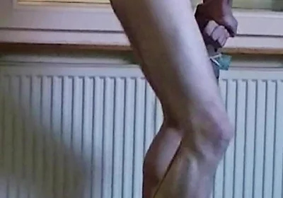 Blue Fleshlight Stand Fuck Masturbation