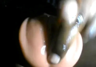 Teasing Playing with My Fake Pussy Double Side Doll