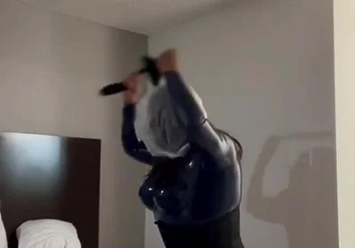 Latex Sissy Tries Breathplay for the First Time