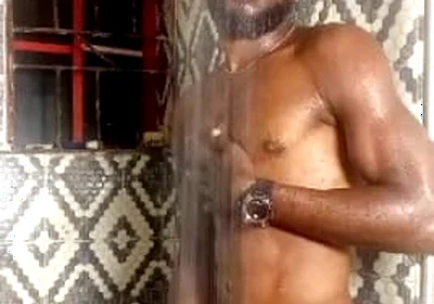 Hurt Morning Com in the Bathroom