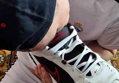 Licks Cum From Nike's Sneakers