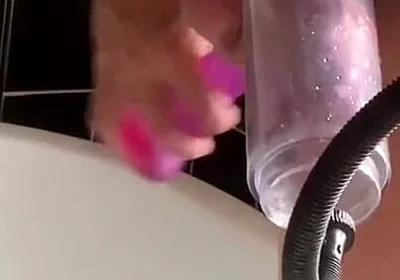 Dildo Stretching in the Bath