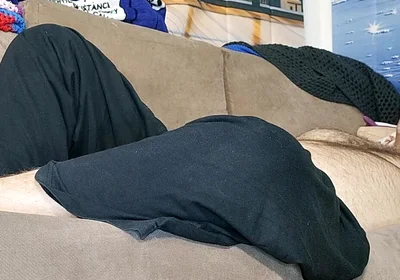 Chubby Daddy Bear Naked Dirty Feet