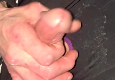 Crossdresser Michelle Wearing Spandex Long Sleves Swimsute Lots of Precum Then I Bust a Huge Cum Load