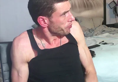 Big Load at the End, Intense Eyes Facial Expression Throughout