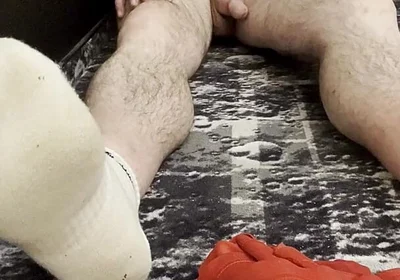 Coach Karl Feet White Socks and Bare Balls [5834]