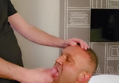 Straight Lad Sucking Huge 10 Inch Monster Cock!