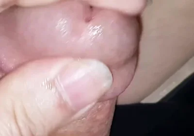 Dani Leg Fountain Cum on Tan Pantyhose