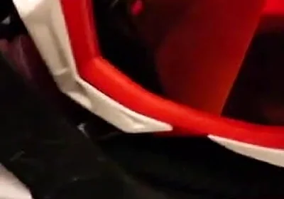 Gearhead in Mxhelmet Sucking Dick