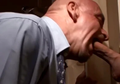 Jonathan Jarrett In Kneels And Worships Cocks While Others Jerk Theirs