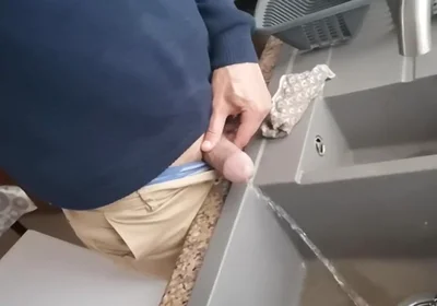 Pissing Into My Kitchen Sink