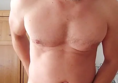 Fit Guy Strips and Wants You to Worship His Cock and Body