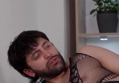 Sexy Muscle Stud Juan Sarmiento Fucking Slutty Daddy Camilo Brown in Lingerie Ass to Mouth Until Creampie