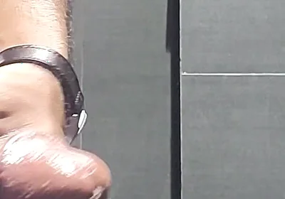 Horny Office Worker Sneaks Into Washroom to Masturbate After a Long Day