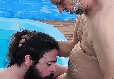 I Caught It in the Act My Stepfather Making Out with His Friend in the Pool