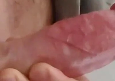 Milking My Cock with a Ring on My Balls