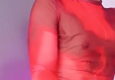 Ken Dancing Sexy for You in Red Dress, and Bouncing Her Ass