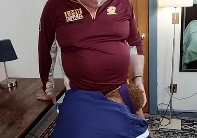 Caoch Teaches Kennie Jai How to Handle Balls