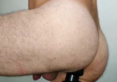Riding Huge Dildo and Plug